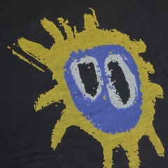 H&M Primal Scream T Shirt M Screamadelica Album Tracklist Merch Rock Band Tee