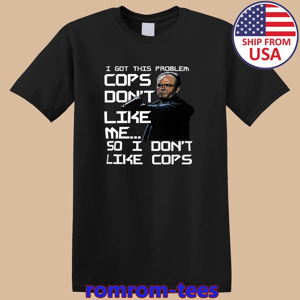 Robocop 80s Movie Clarence Boddicker Men’s Black Size S-5XL