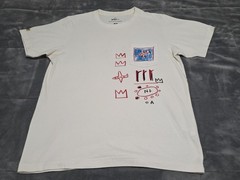 UT Uniqlo X Jean Michel Basquiat Artisan Sprz NY Pocket Tshirt SZ Medium