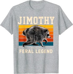 Jimothy Raccoon Seattle Feral Legend Meme T-Shirt