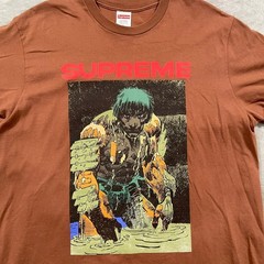 Supreme Shirt Mens Large Brown Ronin Graphic Streetwear Crewneck