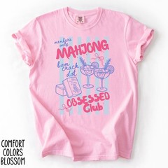 Mahjong Social Club Shirt Mahj Game Night Mahjong Lover Tournament Tee