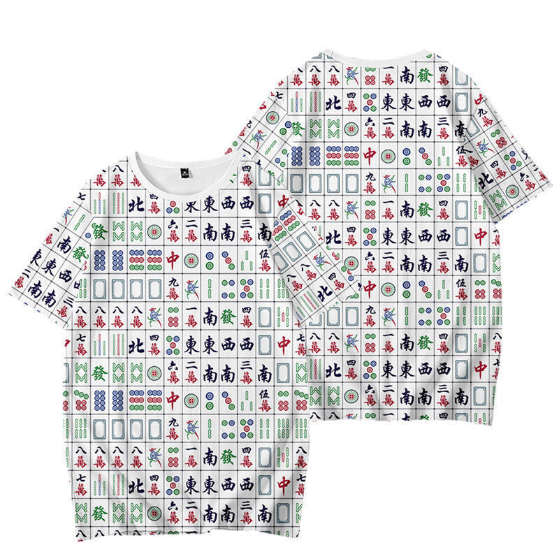 Men/Women Casual Mahjong T-Shirt