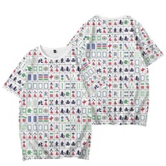 Men/Women Casual Mahjong T-Shirt