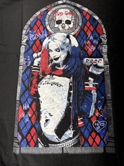 Harley Quinn Suicide Squad Men’s Black T-Shirt X-Large New