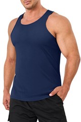 Mens Gym Workout Tank Tops Sleeveless Muscel T-Shirt Bodybuilding Fitness Shirts