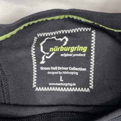 Nurburgring Shirt Adult Size Large Black Racing Track Short Sleeve Mens