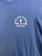 Volcom Stone Men’s Size Small Long Sleeve Blue White True To This Since T Shirt