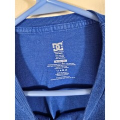 DC Shoes Graphic Print Blue T-Shirt Short Sleeve Casual Mens XL/XG/XG