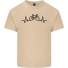 Bicycle Pulse Cycling Cyclist Road Bike Mens Light Cotton T-Shirt