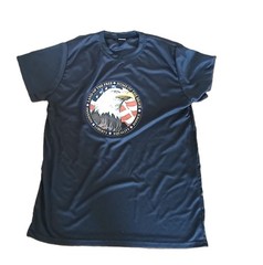 Men’s Land of the Free Home of the Brave Tee Large Black Patriotic Graphic Tee