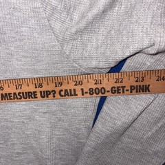 Jachs MFG Thermal Shirt Mens Large Gray Crewneck Lightweight Waffle Knit