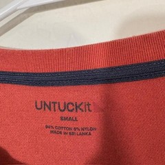 UNTUCKit Henley Shirt Mens Small Red Cascudo Long Sleeve Casual Knit Top