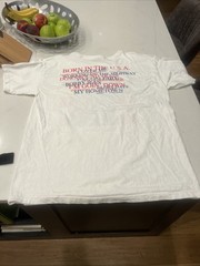 BRUCE SPRINGSTEEN L Born in the USA 1984 Concert TSHIRT ReProduced in 2012 NWOT