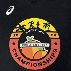 ASICS Cross Country Championships T-Shirt Men’s Medium Heather Black Running