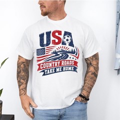 USA Country Roads Take Me Home Unisex T-Shirt
