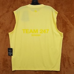 REPRESENT Shirt Mens Large Yellow Crew Cut Off Sleeveless Oversized Tank Tee