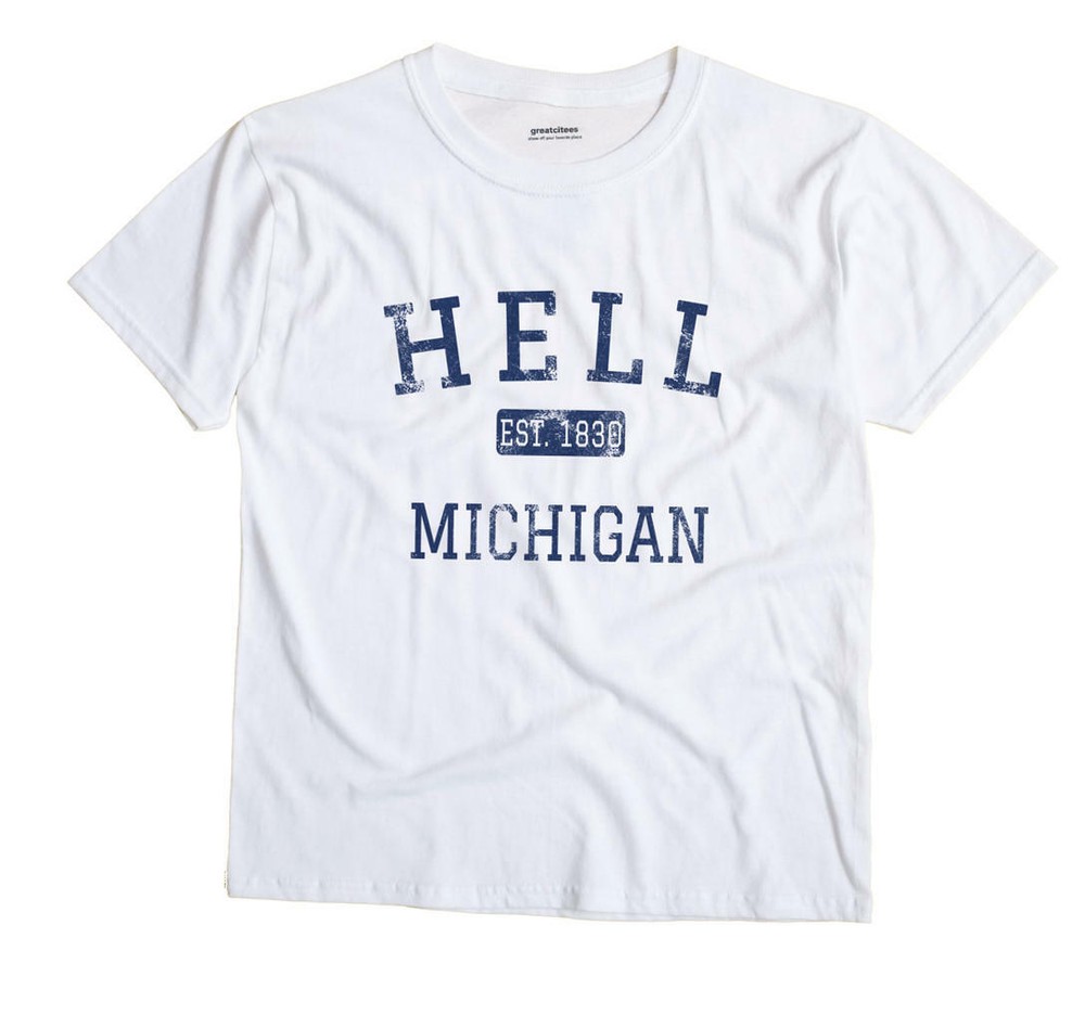 Hell Michigan MI T-Shirt EST