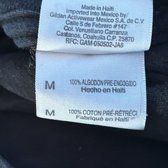 USMC Men’s Black Short Sleeve T-Shirt Size Medium Marines Logo Military Tee