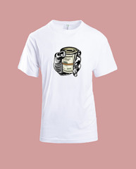 UNISEX MEN WOMEN TEE TSHIRT SUBLIMATION 100% POLYESTER MONEY GRIP CASH BIG HAND