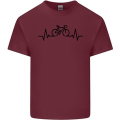 Bicycle Pulse Cycling Cyclist Road Bike Mens Light Cotton T-Shirt