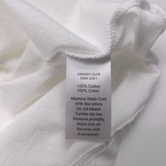 ATM Classic Jersey V-Neck T-Shirt Mens Size XL Solid White Tee AM4061-GAB