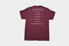 The Breakfast Club Classic Movie Poster Graphic Maroon Adult Shirt New Large