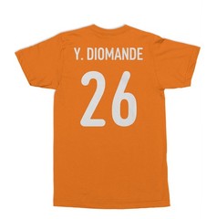 Ivory Coast Pride Diomande 26 Two-Sided Jersey Style Unisex T-Shirt