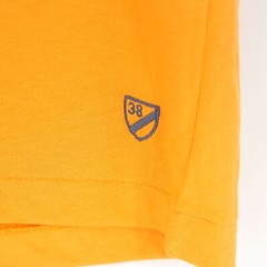Cremieux Men’s Short-Sleeve Shirt L SLIM FIT Orange V-Neck Crew NWT