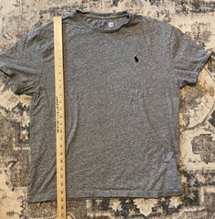 Men’s Polo Ralph Lauren Classic Fit Short Sleeve Tee Shirt Medium Marled Gray