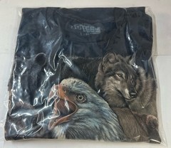 The Mountain/3D TEES Wilderness Animals Short Sleeve Shirt – MEN’S SIZE LARGE