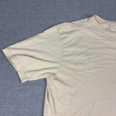 Johnnie-O Shirt Mens XL Beige Pocket Tagless Crewneck Cotton Jersey Surf Tee