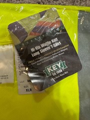 hi vis shirt long sleeve size XL