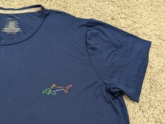 Greg Norman T Shirt Men’s Medium (32-34) Blue Moisture-wicking Active Workout