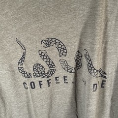 Black Rifle Coffee Company Coffee or Die T-Shirt Snake Military Green Size XL