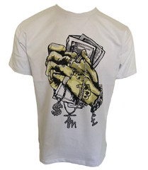 Men’s TIM Hand Money Graphic T-Shirt – Oversized Fit, Streetwear Style Tee Top