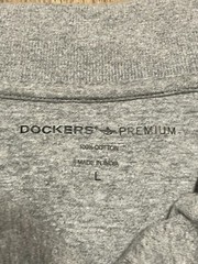 DOCKERS Premium Shirt, Men’s Size Large, Gray, Long Sleeve, Collared