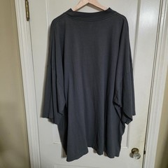 Yeezy Gap Balenciaga 3/4 Sleeve Logo Tee Size 2XL Dark Green