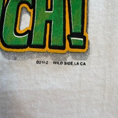 Vintage Wild Side Irish Humor T Shirt White Large St Patricks Day Tee