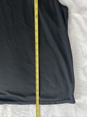 NELEUS Dry Fit Logo Muscle Mesh Tank Top Mens Gym Workout Black Size Medium