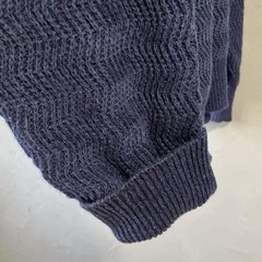 Ralph Lauren CHAPS Cotton Linen Sweater Multi-Color Border Spring Fall Winter Ja
