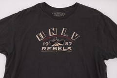 UNLV Rebels T-Shirt Men’s Colosseum Athletics Black Graphic Crew Neck Size 2XL