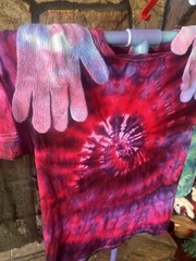Medium MADE TO ORDER * Pick 3 Colors – Tie Dye T-shirt