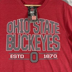 Ohio State Buckeyes T-Shirt Men’s Large Red Colosseum Short Sleeve NEW!