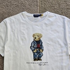 Polo Ralph Lauren Classic Fit Polo Bear Jersey T-Shirt Short Sleeve White