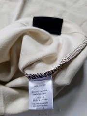 EPTM 100% Cotton T-SHirt Men’s Sz Med Cream/Brown Square Bottom Urban Mod