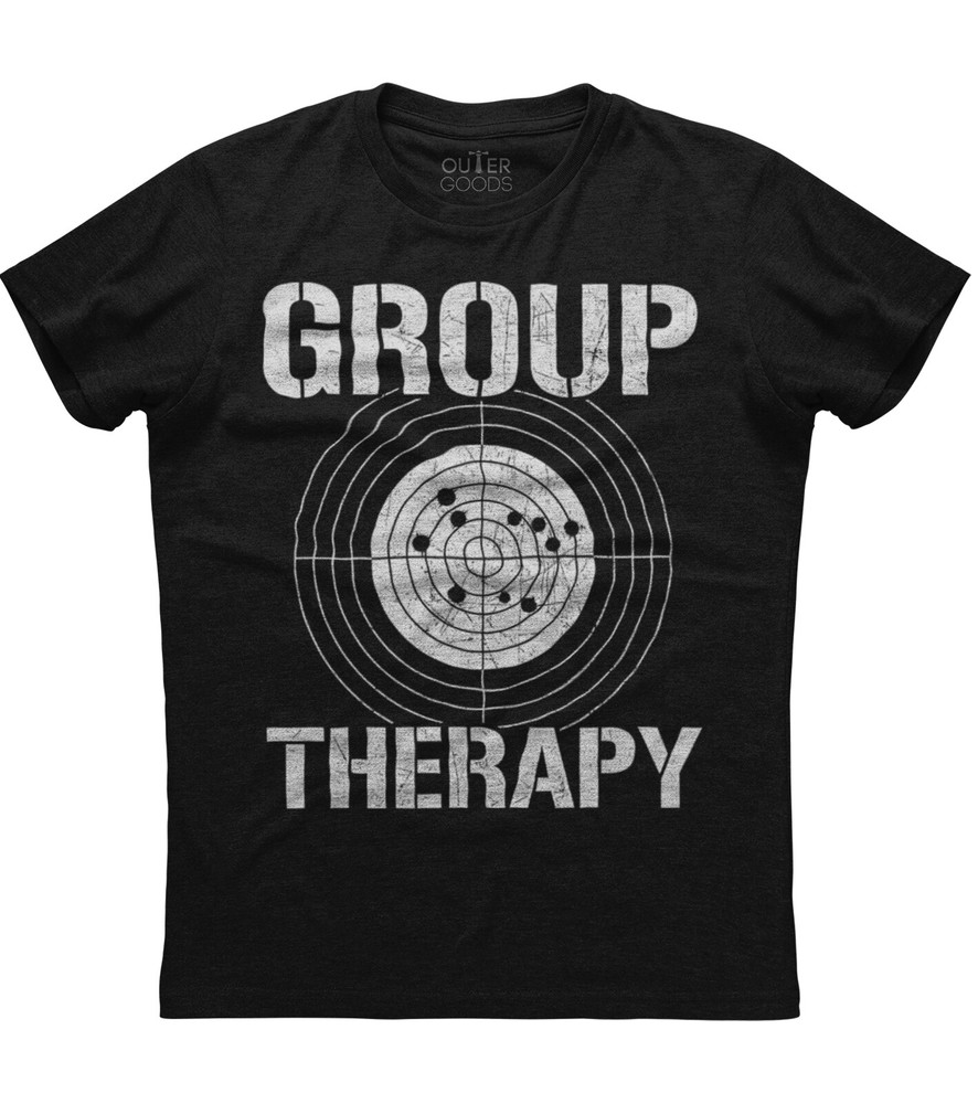 Group Therapy Shooting Funny Gun New Men’s Shirt Unisex American Rights Laws Tee