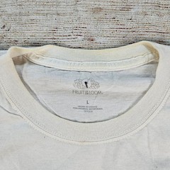 VTG Fruit of the Loom Men’s White Large L New York City Graphic T-Shirt *Dingy