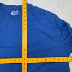 Carhartt K231 Loose Fit Long Sleeve Logo T-Shirt XL Heather Blue Spring 2021