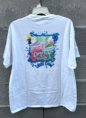 VTG Capri Sun Liquid Cool Promo Graphic Short Sleeve T Shirt White – Large